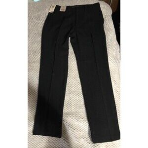 NEW WITH TAGS 33Wx30L Kenneth Cole REACTION Tic Weave Stretch Slim Fit Black